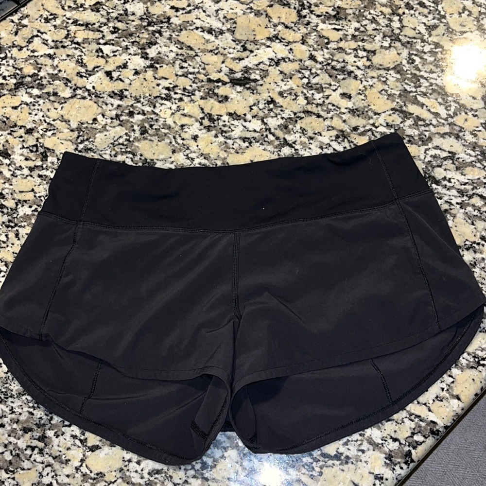 Black size 4 2.5 speed up shorts